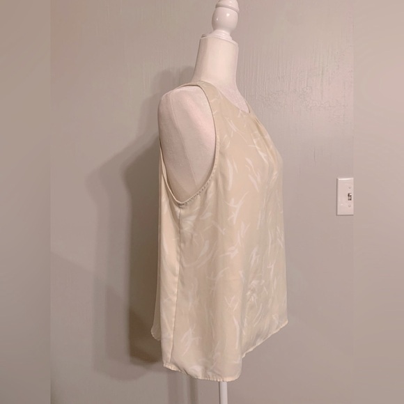 a new day Tops - A New Day Cream Pleated Blouse